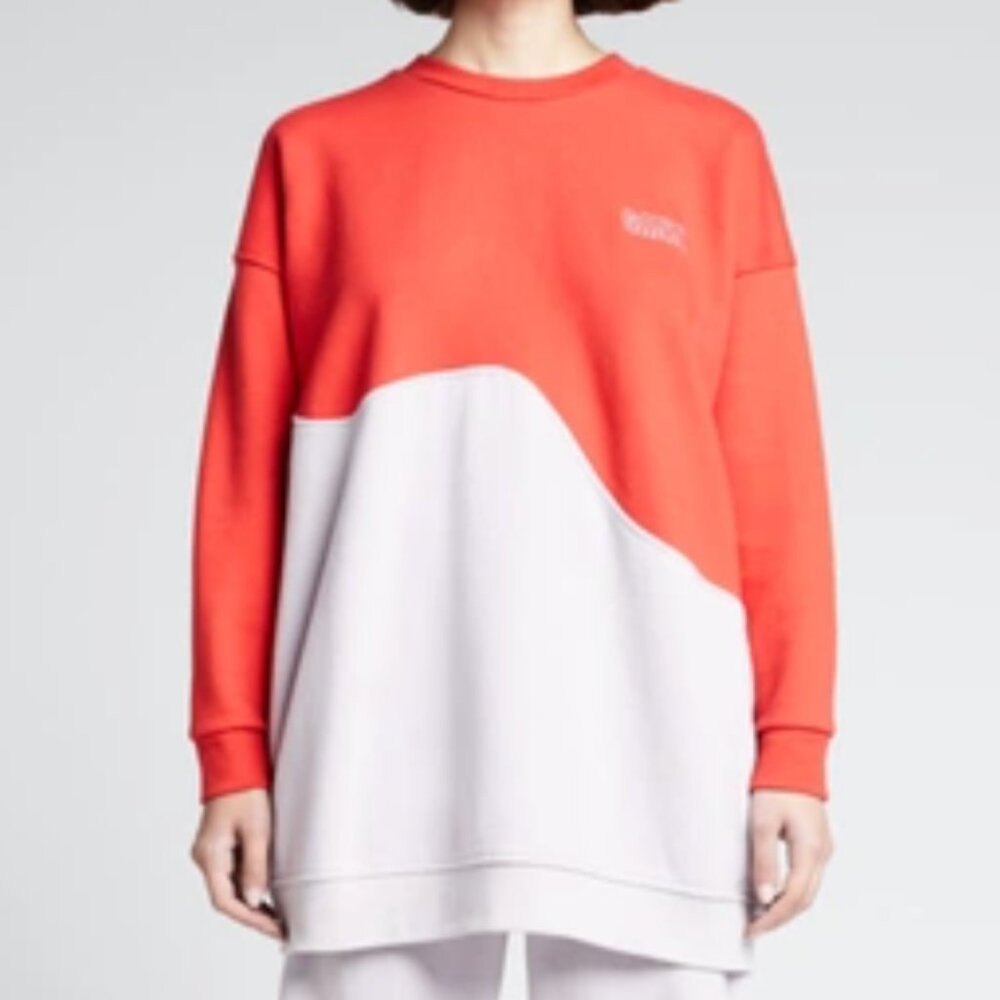 GANNI Software Wave Isoli Oversized Sweatshirt, Wave - Misty Lilac
